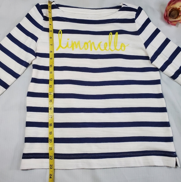 Loft striped blue and white top - Picture 4 of 7